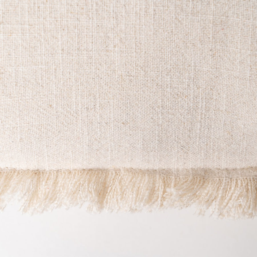 COJÍN BEIGE 70% ALGODÓN / 30% LINO 60 X 60 CM