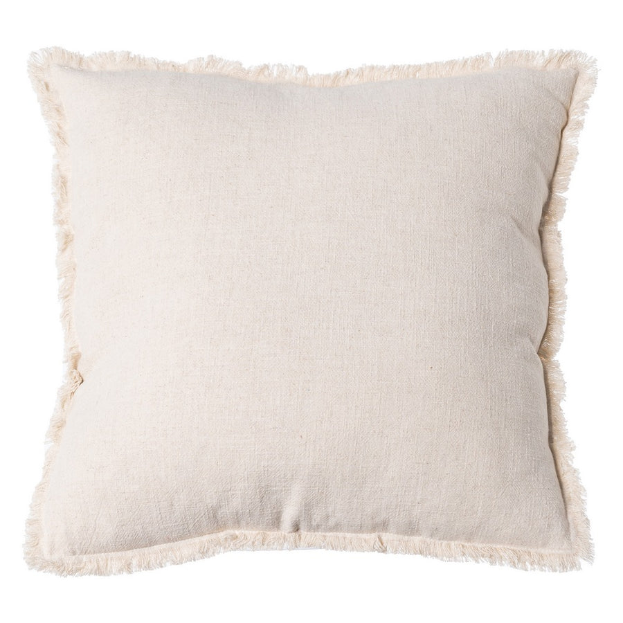 COJÍN BEIGE 70% ALGODÓN / 30% LINO 60 X 60 CM