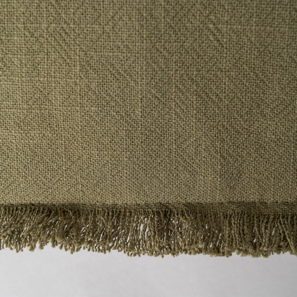 COJ�N VERDE 70% ALGOD�N / 30% LINO 60 X 60 CM