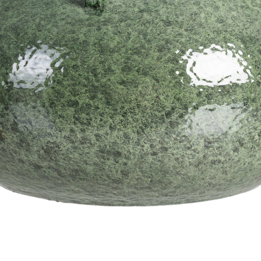 GREEN VASE CERAMIC DECORATION 40 X 40 X 22 CM