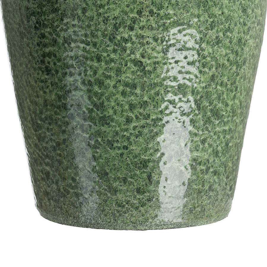 GREEN CERAMIC VASE DECORATION 30 X 30 X 80 CM