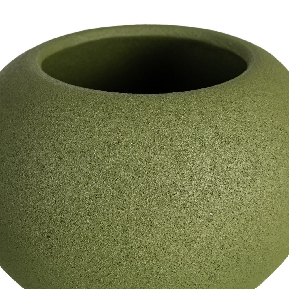 JARR�N VERDE CER�MICA DECORACI�N 16 X 16 X 30 CM