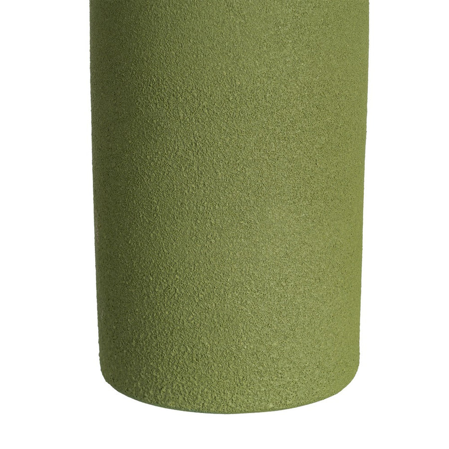 GREEN VASE CERAMIC DECORATION 16 X 16 X 30 CM