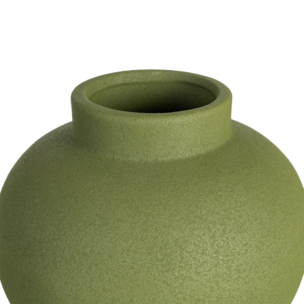 JARR�N VERDE CER�MICA DECORACI�N 20 X 20 X 20 CM