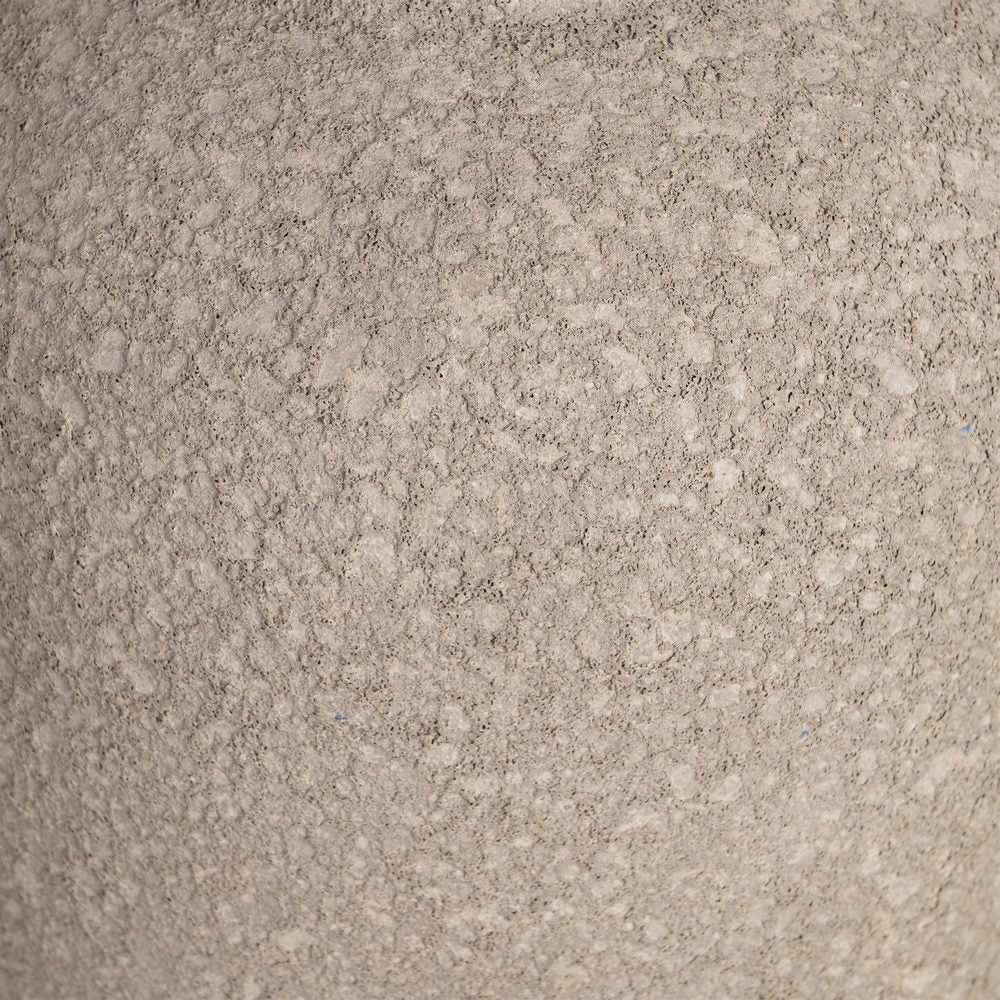 JARRÓN CREMA CERÁMICA DECORACIÓN 22 X 22 X 40 CM