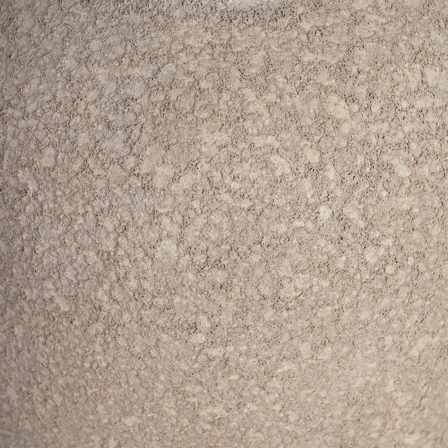 JARRÓN CREMA CERÁMICA DECORACIÓN 22 X 22 X 40 CM