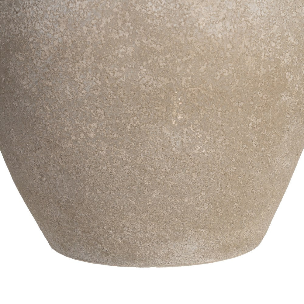 MACETERO CREMA CER�MICA DECORACI�N 30 X 30 X 29 CM