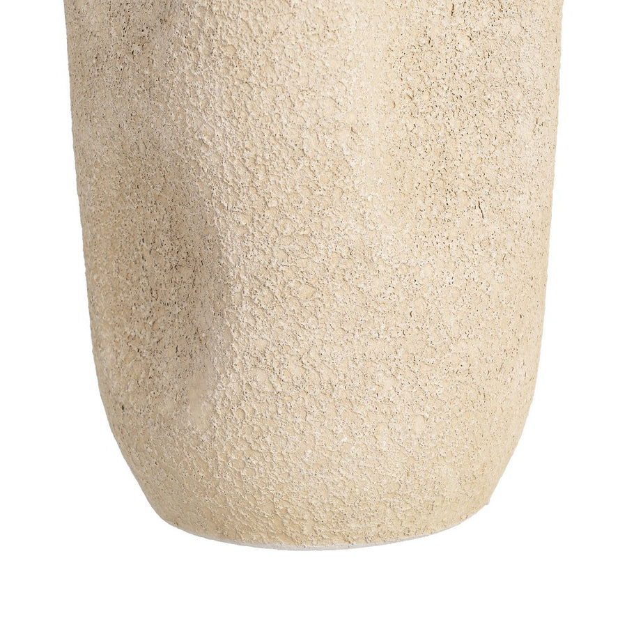 JARRÓN PIEDRA CERÁMICA DECORACIÓN 16 X 16 X 30 CM