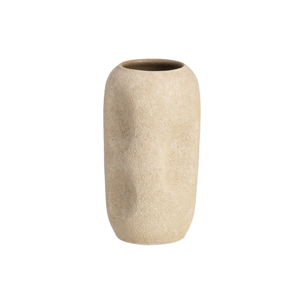 JARRÓN PIEDRA CERÁMICA DECORACIÓN 16 X 16 X 30 CM