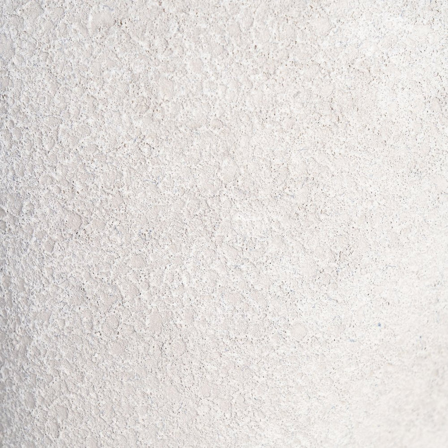 WHITE CERAMIC VASE DECORATION 16 X 16 X 40 CM