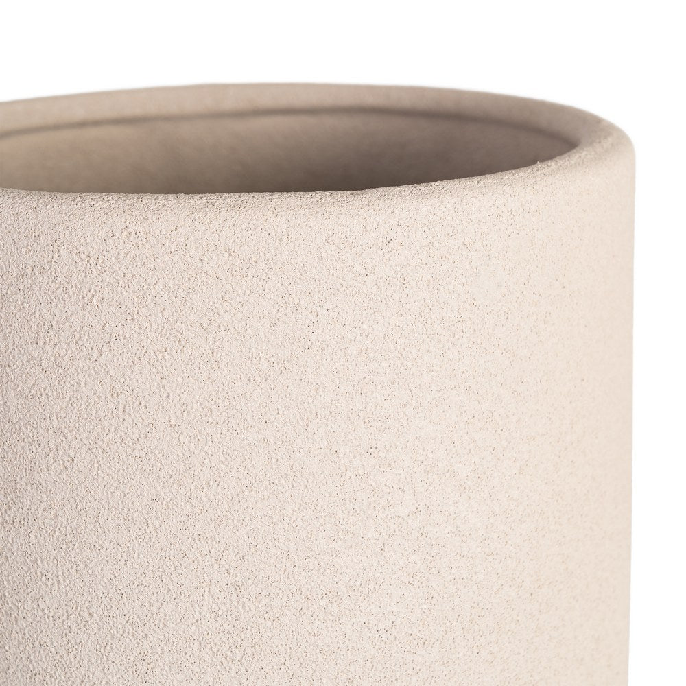 JARR�N BLANCO CER�MICA DECORACI�N 16 X 16 X 50 CM