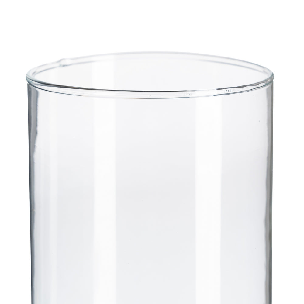 JARR�N CIL�NDRICO CRISTAL DECORACI�N 10 X 10 X 30 CM