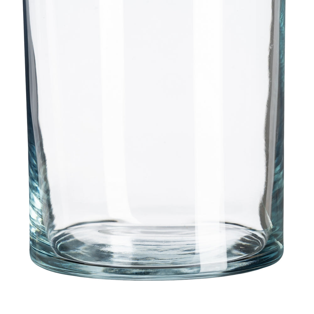 JARR�N CIL�NDRICO CRISTAL DECORACI�N 16 X 16 X 30 CM