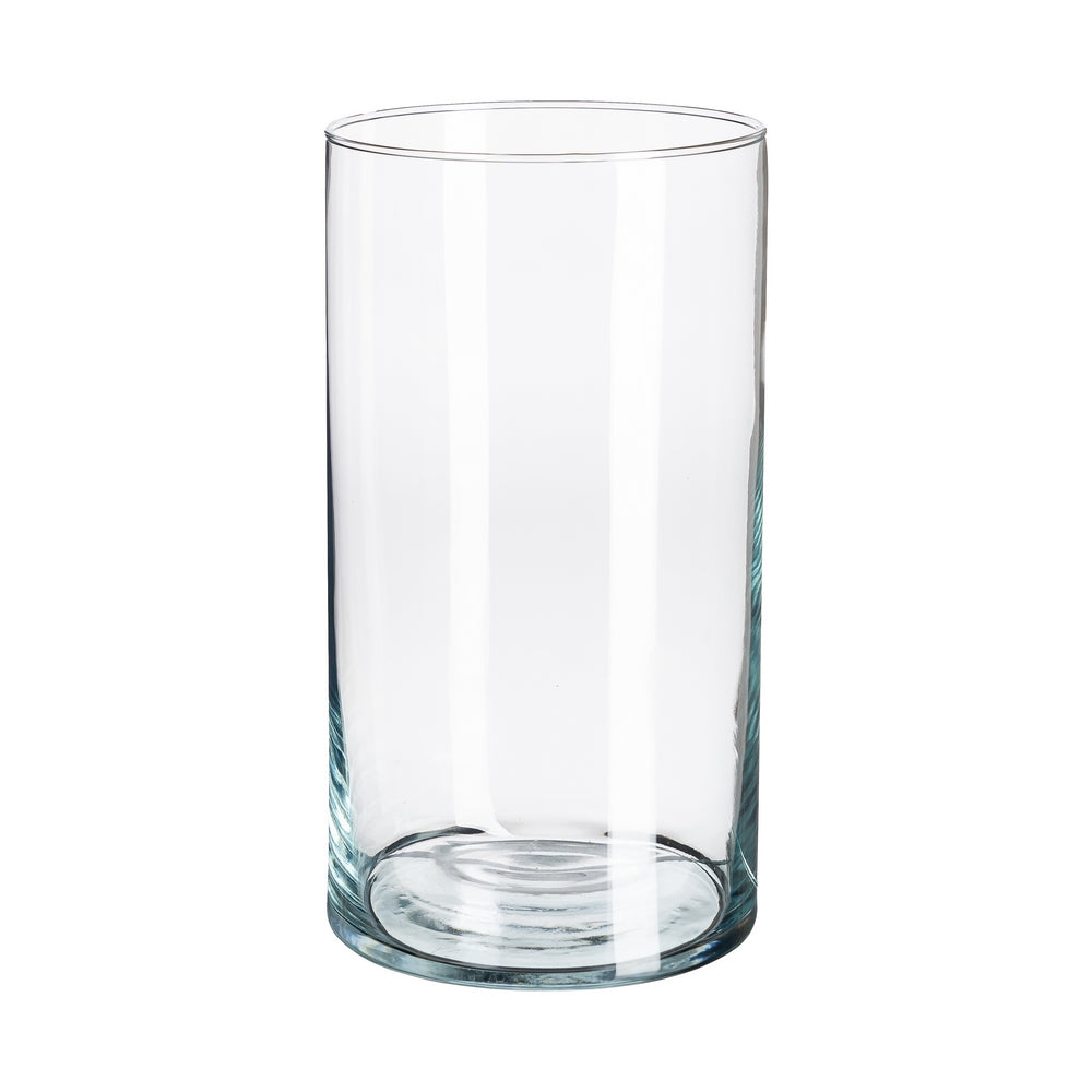 JARR�N CIL�NDRICO CRISTAL DECORACI�N 16 X 16 X 30 CM