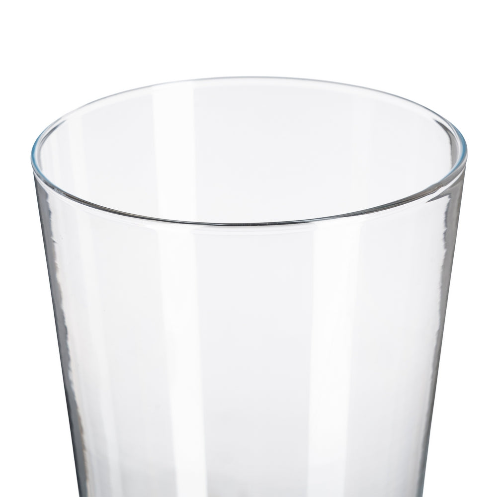 JARR�N TRANSPARENTE CRISTAL DECORACI�N 13 X 13 X 30 CM