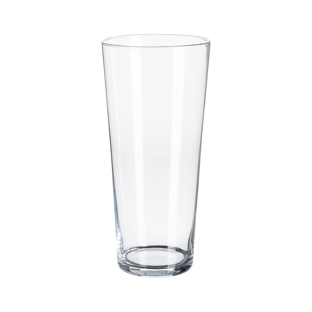 JARR�N TRANSPARENTE CRISTAL DECORACI�N 13 X 13 X 30 CM