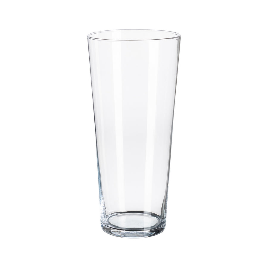 JARRÓN TRANSPARENTE CRISTAL DECORACIÓN 13 X 13 X 30 CM