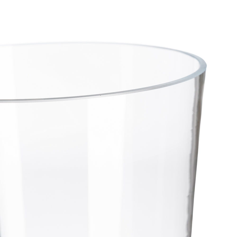 JARR�N TRANSPARENTE CRISTAL DECORACI�N 18 X 18 X 43 CM