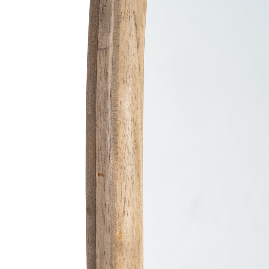 ESPEJO NATURAL MADERA DECORACIÓN 38,50 X 3 X 62 CM