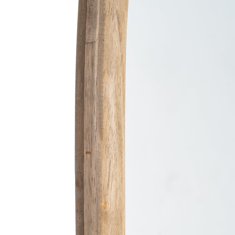 ESPEJO NATURAL MADERA DECORACIÓN 38,50 X 3 X 62 CM