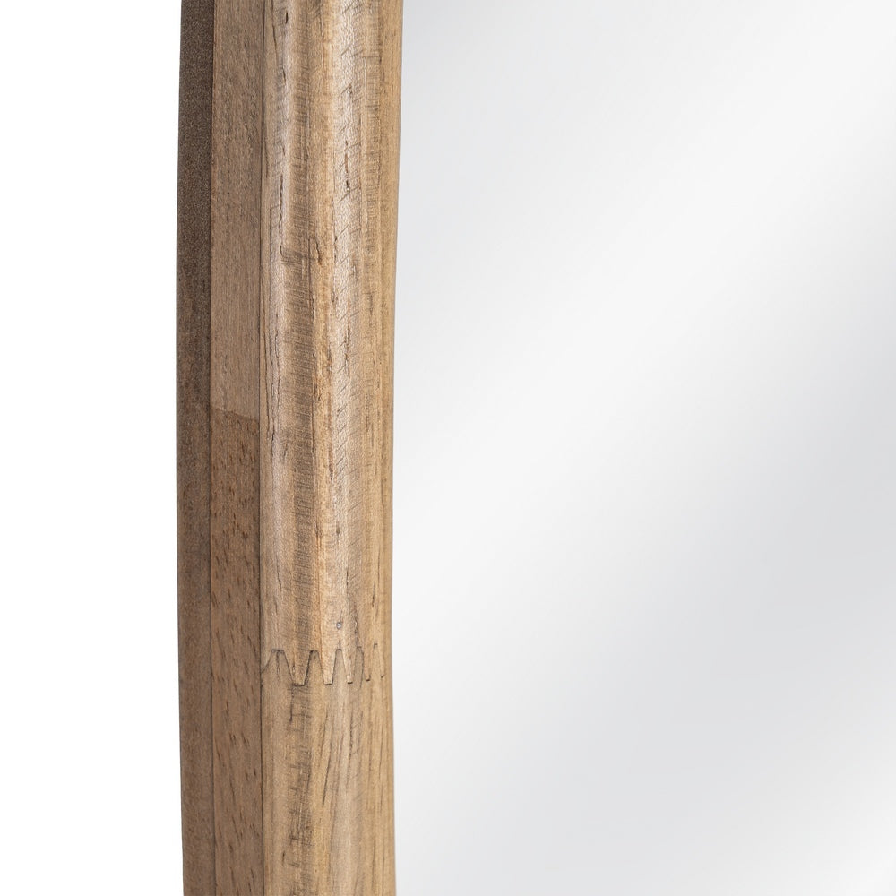 ESPEJO NATURAL MADERA DECORACIÓN 57 X 3 X 130 CM
