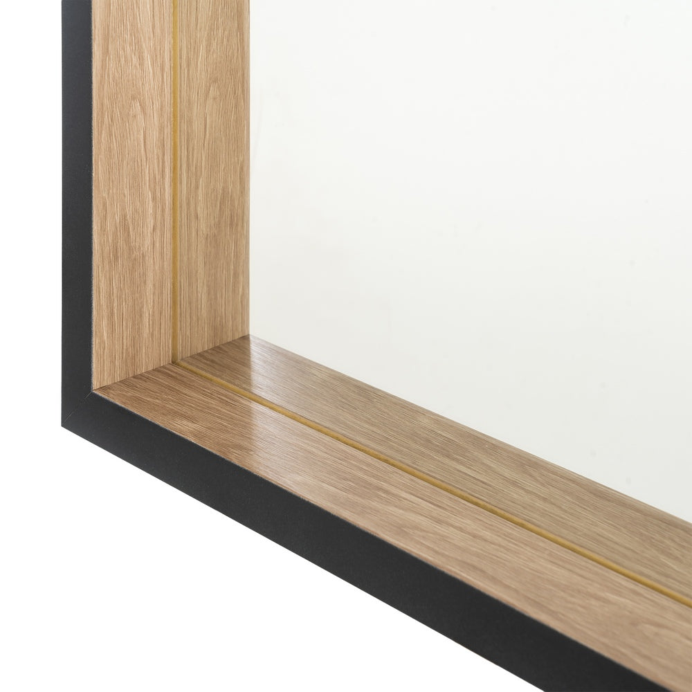 AYOUS WOOD MIRROR DECORATION 77 X 77 CM
