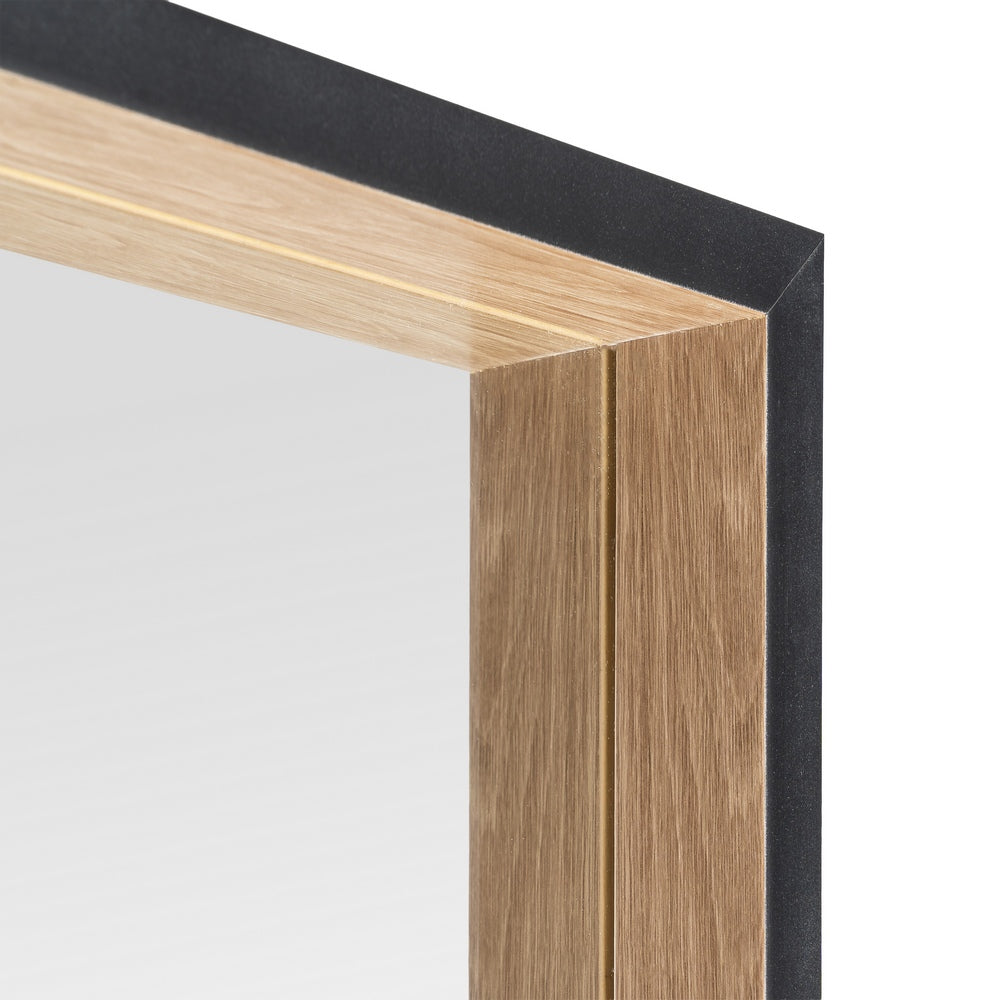 AYOUS WOOD MIRROR DECORATION 77 X 77 CM
