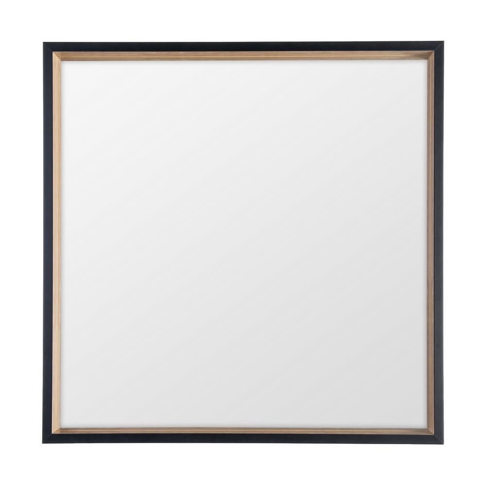 ESPEJO MADERA DE AYOUS DECORACIÓN 77 X 77 CM