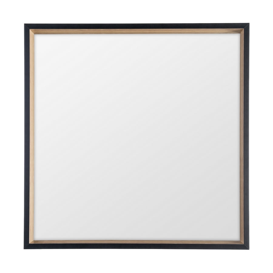 ESPEJO MADERA DE AYOUS DECORACIÓN 77 X 77 CM