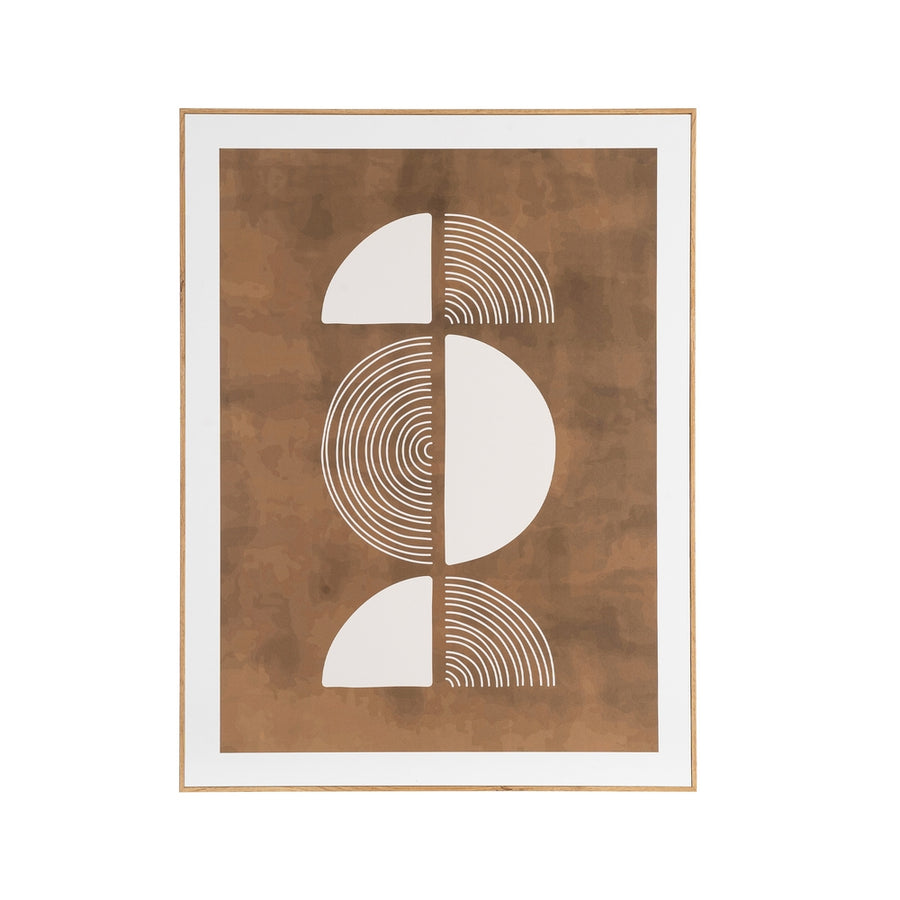 ROUND PICTURE 2/M PRINTED WOOD 61.50 X 3.50 X 81 CM