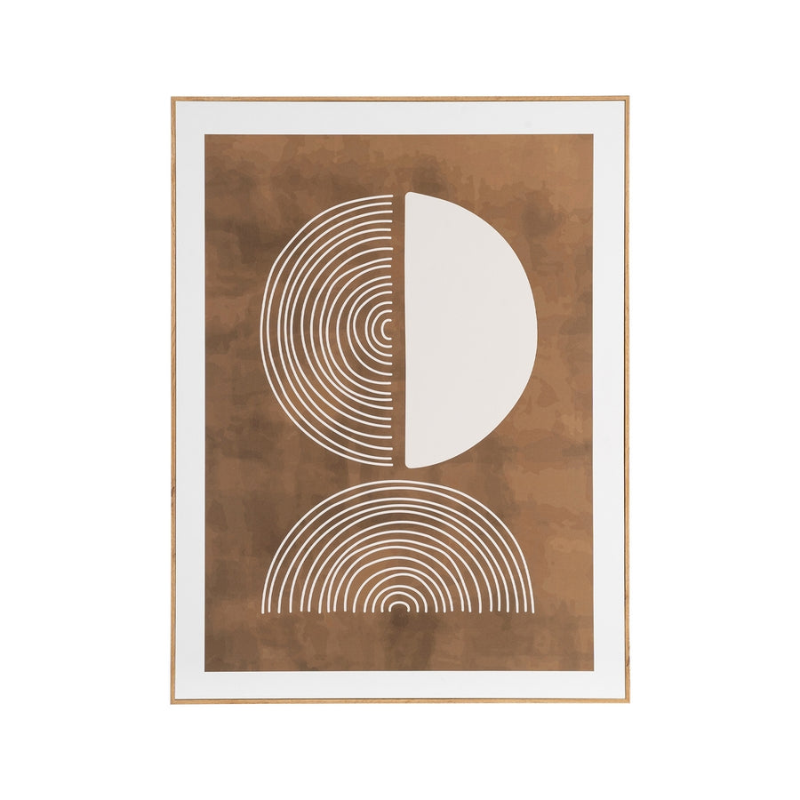 ROUND PICTURE 2/M PRINTED WOOD 61.50 X 3.50 X 81 CM