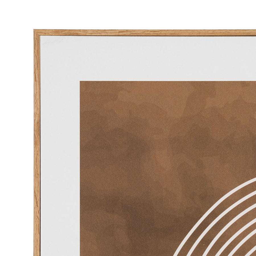 ROUND PICTURE 2/M PRINTED WOOD 61.50 X 3.50 X 81 CM