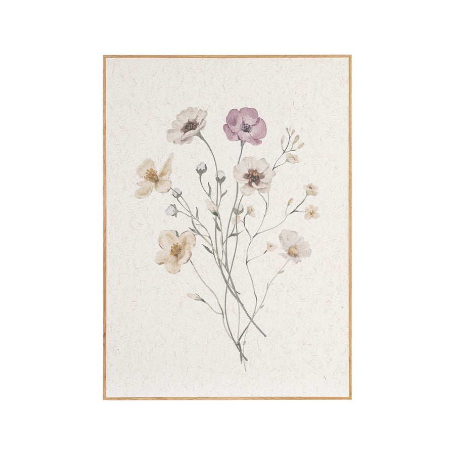 CUADRO FLOR 2/M MADERA IMPRESO 51,50 X 3,50 X 71,50 CM