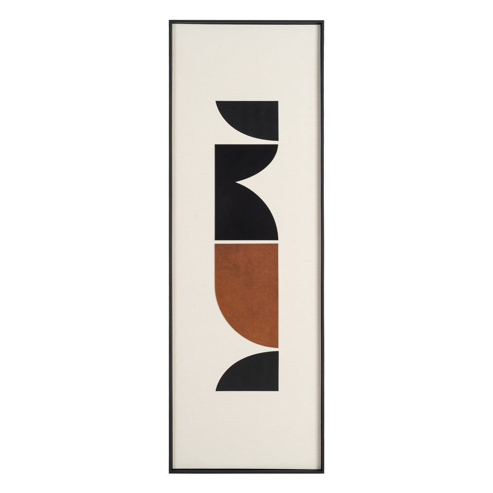 MIXED CARVED & PRINTED WOODEN PICTURE 152 X 3.50 X 52 CM