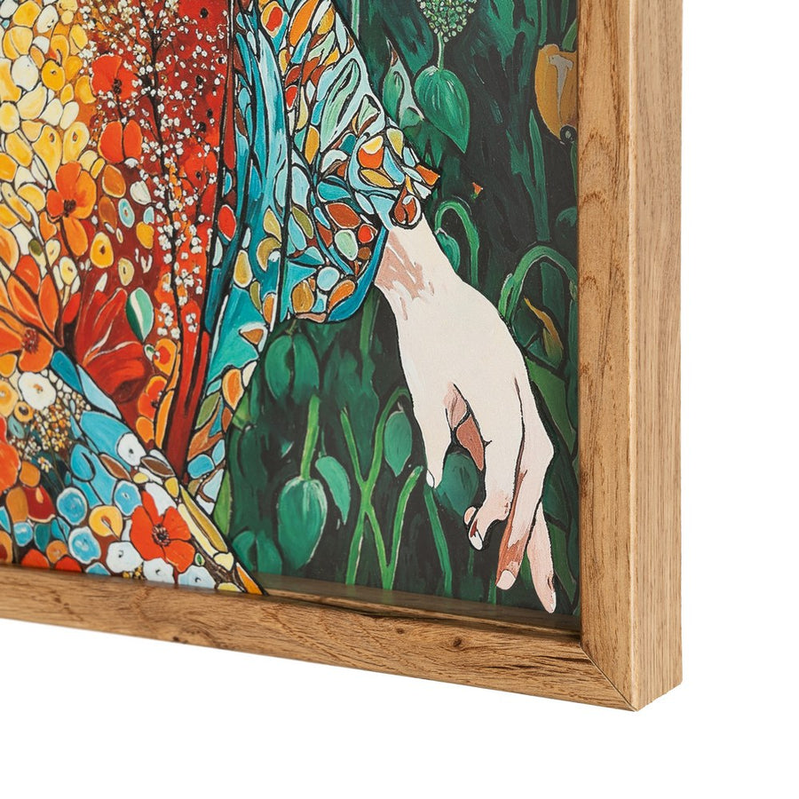 CUADRO MUJER MADERA-CRISTAL IMPRESO 43 X 3,50 X 63 CM