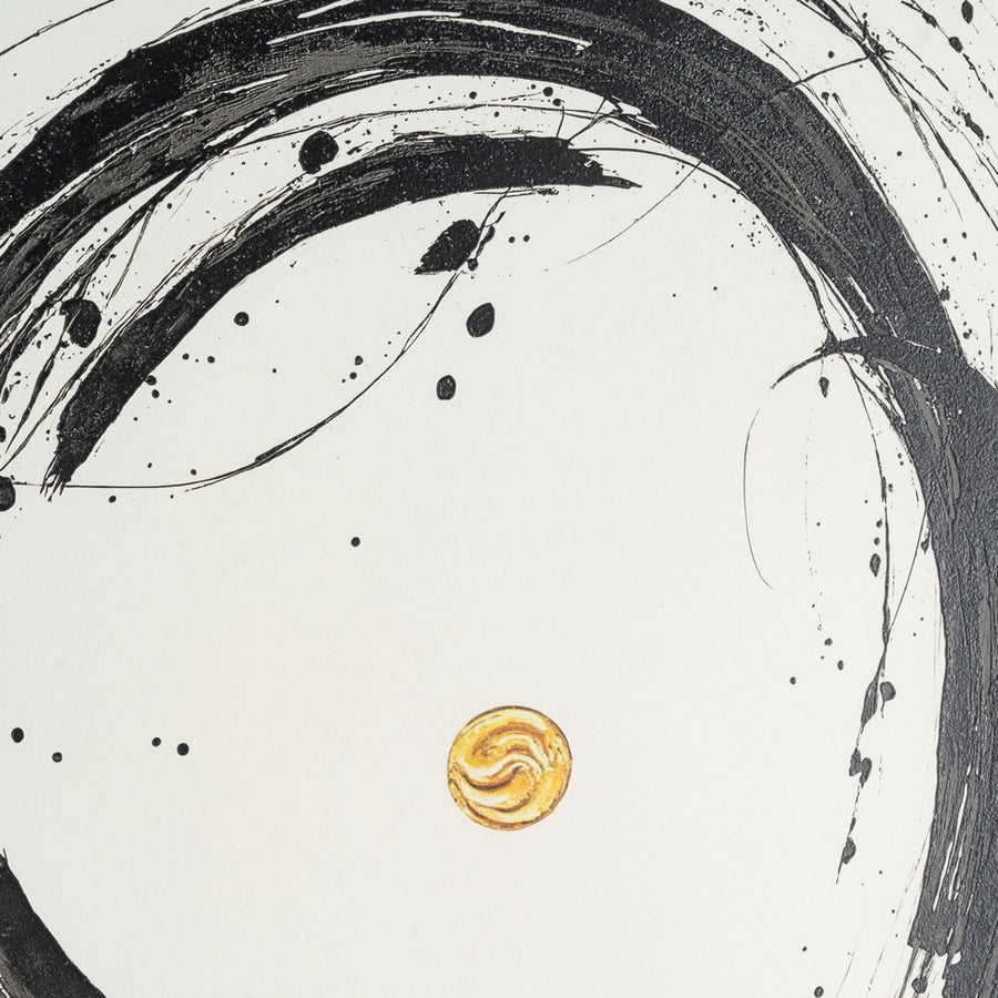 CUADRO ABSTRACTO MADERA-CRISTAL IMPRESO 76 X 3 X 98 CM