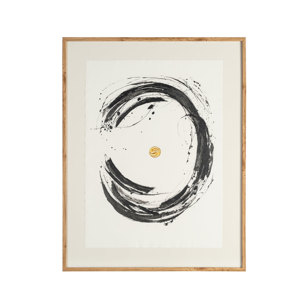 CUADRO ABSTRACTO MADERA-CRISTAL IMPRESO 76 X 3 X 98 CM