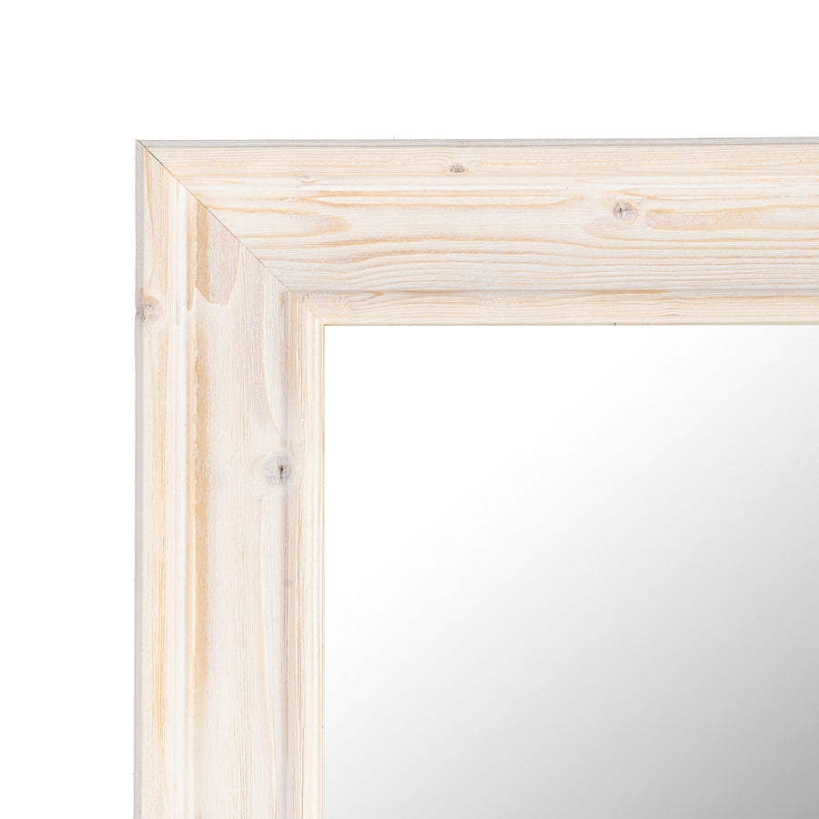 ESPEJO BLANCO MADERA DECORACIÓN 70 X 4,30 X 171 CM