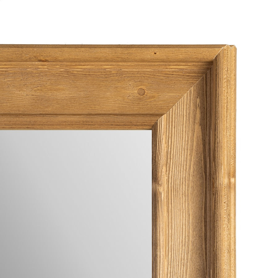 ESPEJO MARRÓN CLARO MADERA DECORACIÓN 70 X 4 X 171 CM