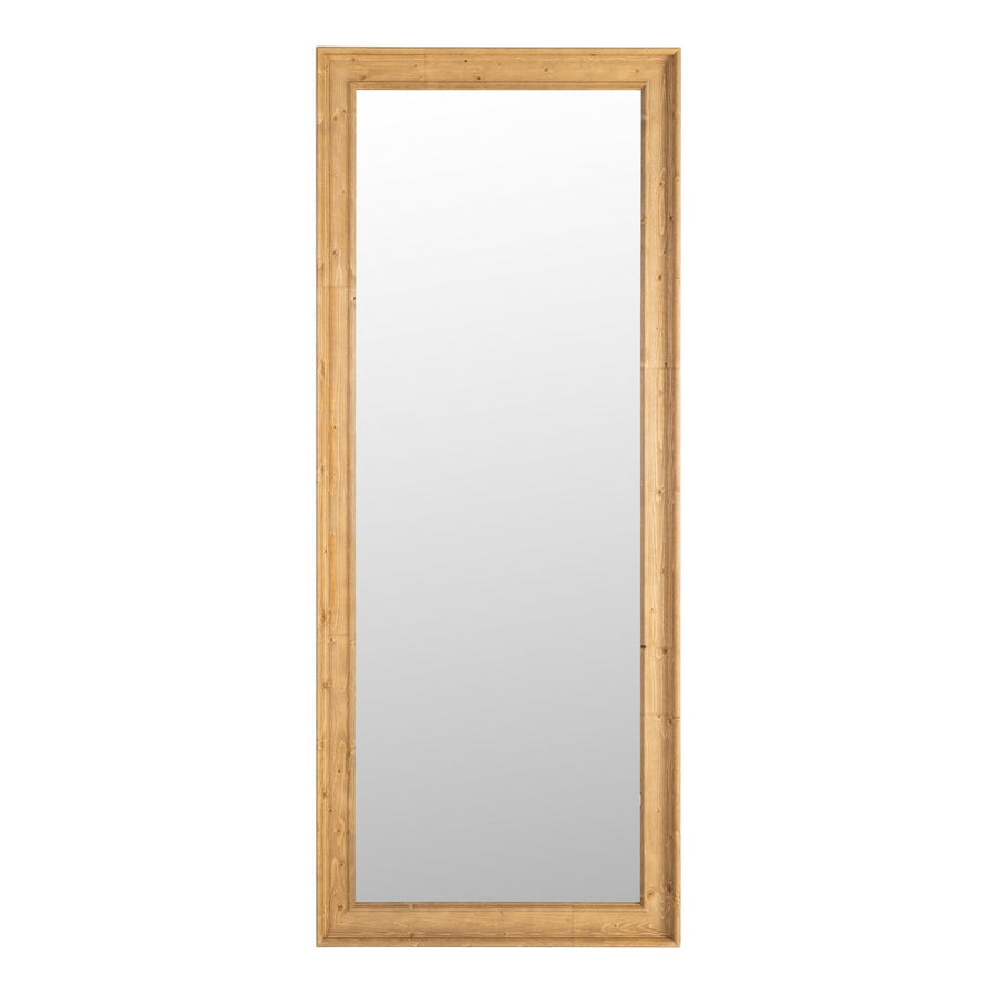 ESPEJO MARRÓN CLARO MADERA DECORACIÓN 70 X 4 X 171 CM