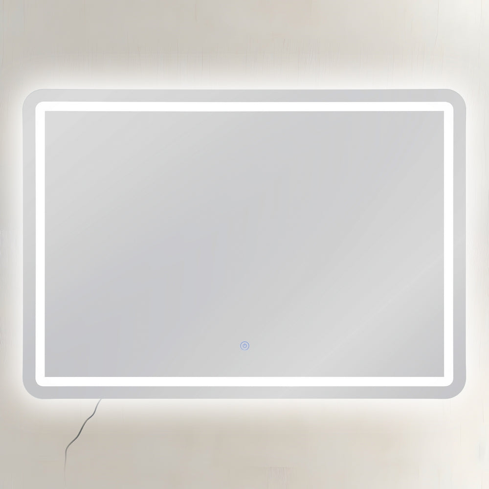 ESPEJO CON LUZ LED DECORACIÓN 100 X 2,50 X 70 CM