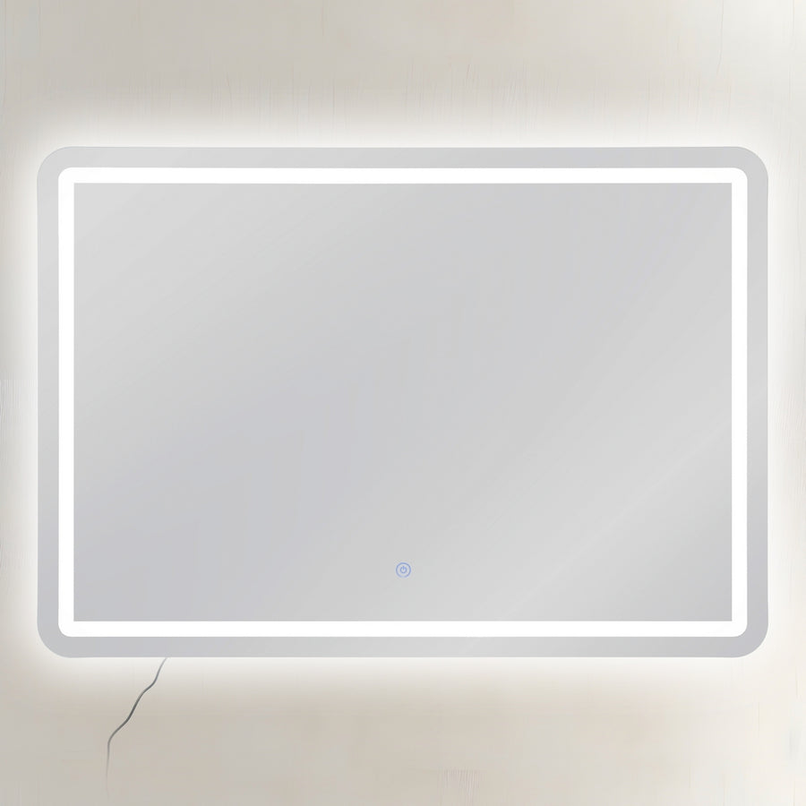 ESPEJO CON LUZ LED DECORACIÓN 100 X 2,50 X 70 CM