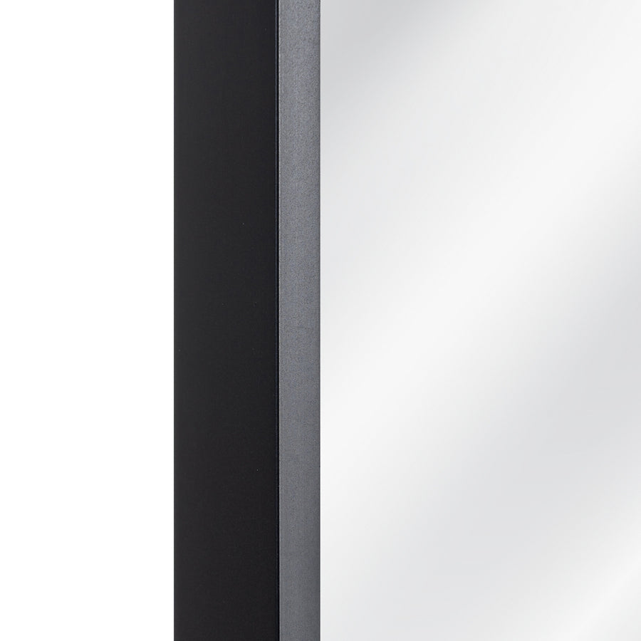 ESPEJO NEGRO ALUMINIO DECORACIÓN 80 X 2,80 X 180 CM