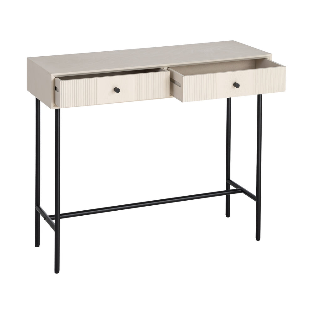 CONSOLA CREMA DM ENTRADA 90 X 35 X 75 CM