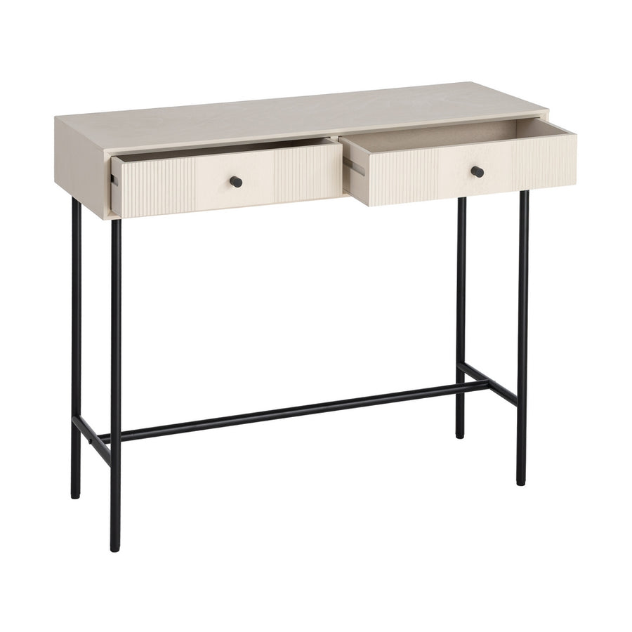 CONSOLA CREMA DM ENTRADA 90 X 35 X 75 CM