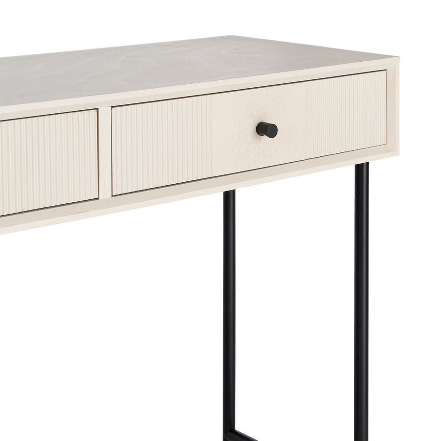 CONSOLA CREMA DM ENTRADA 90 X 35 X 75 CM