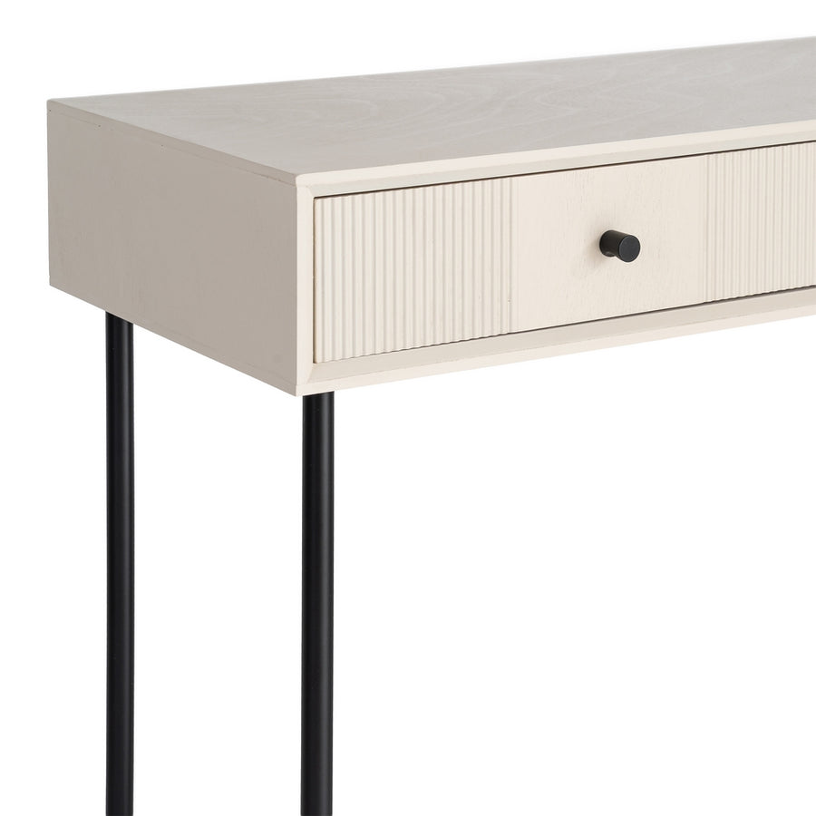 CONSOLA CREMA DM ENTRADA 90 X 35 X 75 CM