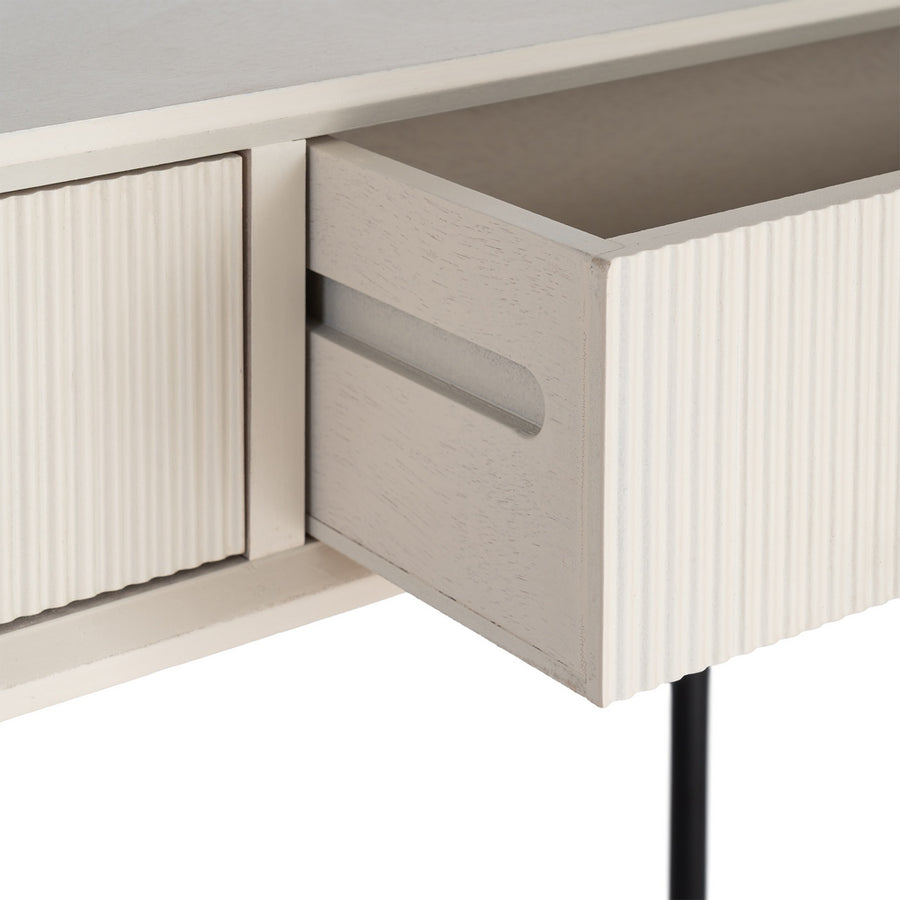 CONSOLA CREMA DM ENTRADA 90 X 35 X 75 CM
