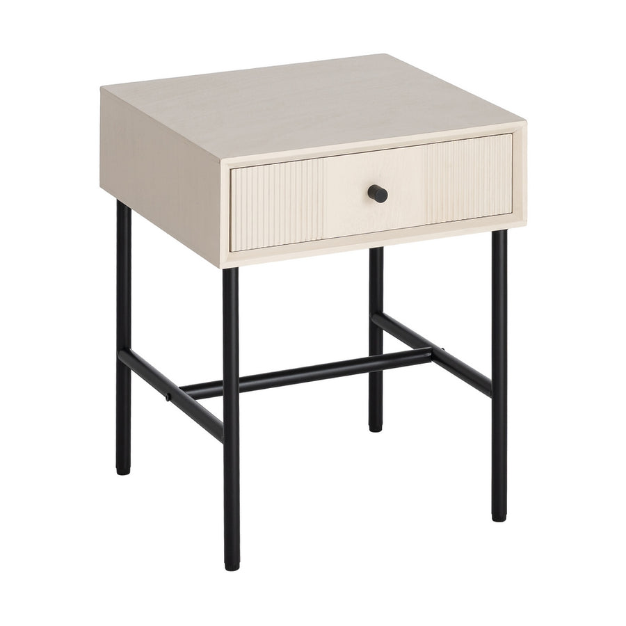 MESITA CREMA DM DORMITORIO 40 X 40 X 49,50 CM