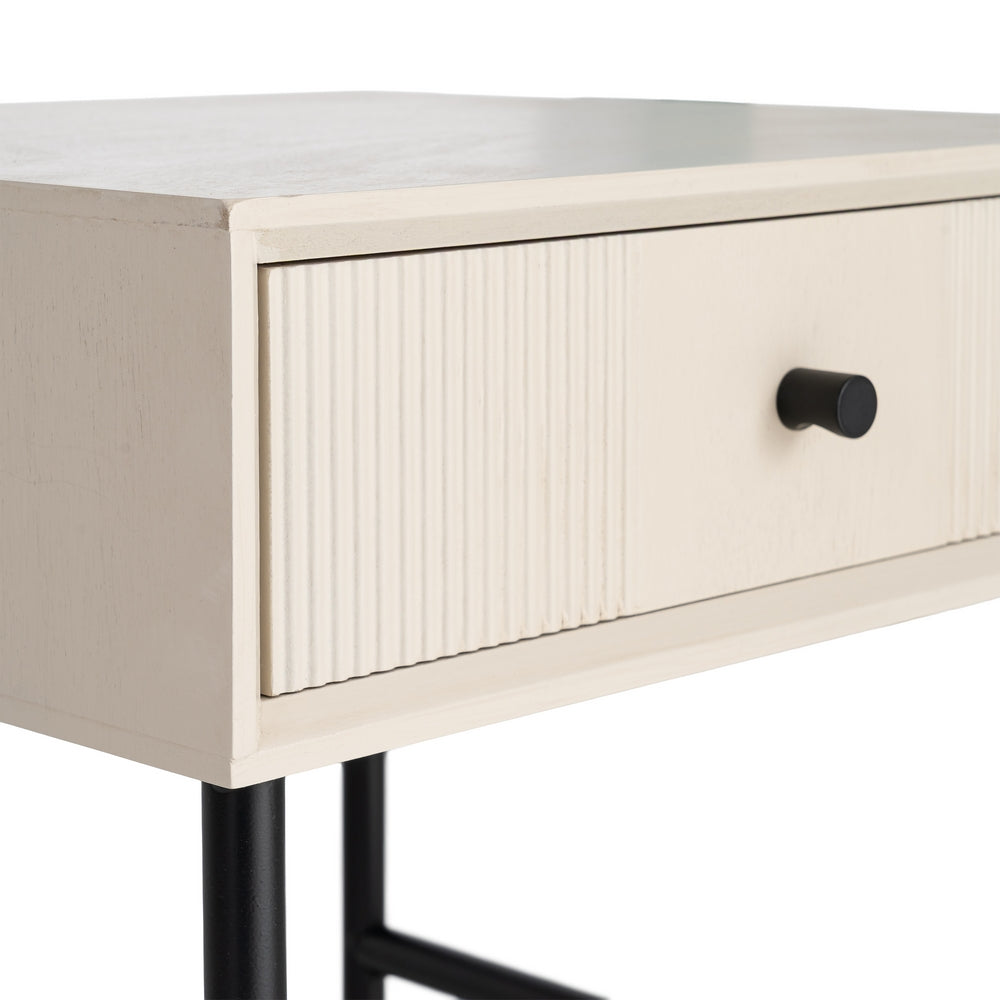 MESITA CREMA DM DORMITORIO 40 X 40 X 49,50 CM